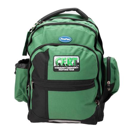 PROPAC BACKPACK, LARGE, GREEN WITH CERT D2010WEST-CERT
